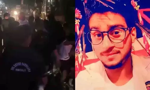 Meerut: गणेश विसर्जन जुलूस के दौरान चाकूबाजी की घटना कैमरे में कैद Meerut: गणेश विसर्जन जुलूस के दौरान चाकूबाजी की घटना कैमरे में कैद