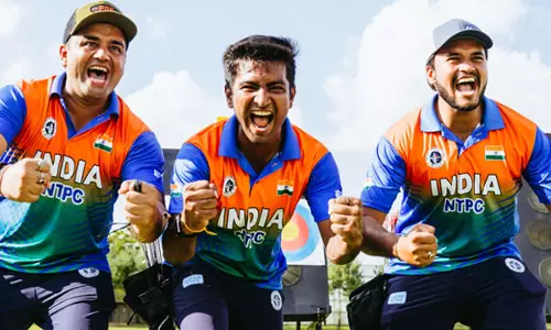 भारतीय पुरुष कंपाउंड तीरंदाजी टीम ने World Championships में पहला स्वर्ण पदक जीता