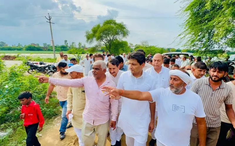 दीपेंद्र हुड्डा ने Haryana में जलभराव के लिए सरकार को जिम्मेदार ठहराया दीपेंद्र हुड्डा ने Haryana में जलभराव के लिए सरकार को जिम्मेदार ठहराया