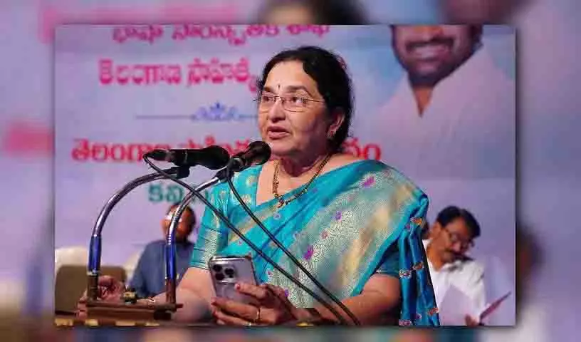 प्रख्यात कवि N Rama Devi को कालोजी नारायण राव साहित्य पुरस्कार 2025 के लिए चुना गया प्रख्यात कवि N Rama Devi को कालोजी नारायण राव साहित्य पुरस्कार 2025 के लिए चुना गया