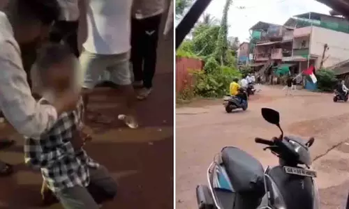Goa: मडगांव में फिलिस्तीन झंडा लहराने पर युवक से माफ़ी Goa: मडगांव में फिलिस्तीन झंडा लहराने पर युवक से माफ़ी