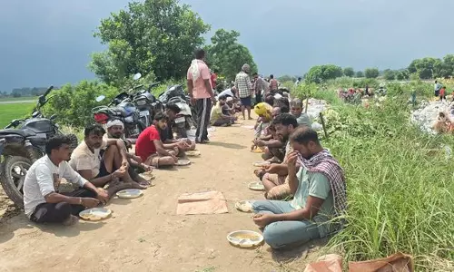 घग्गर नदी के कारण Sirsa  के 12 गांवों की 7 हजार एकड़ फसल जलमग्न