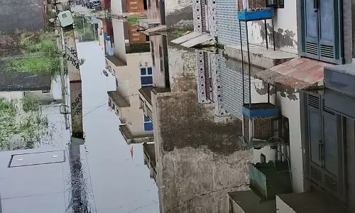 Hisar के इलाकों में कई दिनों से जलभराव, स्थानीय लोगों को खराब जल निकासी का मलाल Hisar के इलाकों में कई दिनों से जलभराव, स्थानीय लोगों को खराब जल निकासी का मलाल