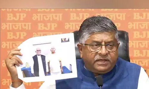 रविशंकर प्रसाद ने B Sudarshan Reddy की लालू यादव से मुलाकात की निंदा की रविशंकर प्रसाद ने B Sudarshan Reddy की लालू यादव से मुलाकात की निंदा की
