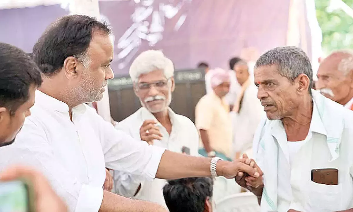 राजगोपाल रेड्डी ने ट्रिपल आर रोड विस्थापितों के लिए न्याय सुनिश्चित करने का संकल्प लिया