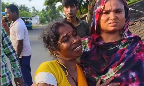 रेत खदान के रुके हुए पानी में पैर धोते समय नाबालिग लड़की की मौत