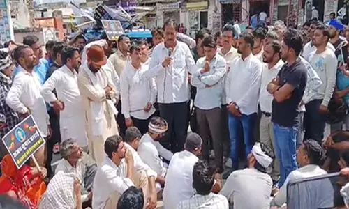 मावंडा के अजय बलाई की मौत के मामले में रैली, लोगों ने किया विरोध-प्रदर्शन