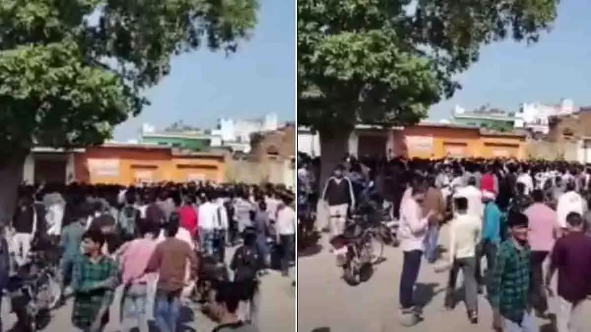 Madhya Pradesh: मुरैना में मंदिर के पास गाय का शव मिला Madhya Pradesh: मुरैना में मंदिर के पास गाय का शव मिला