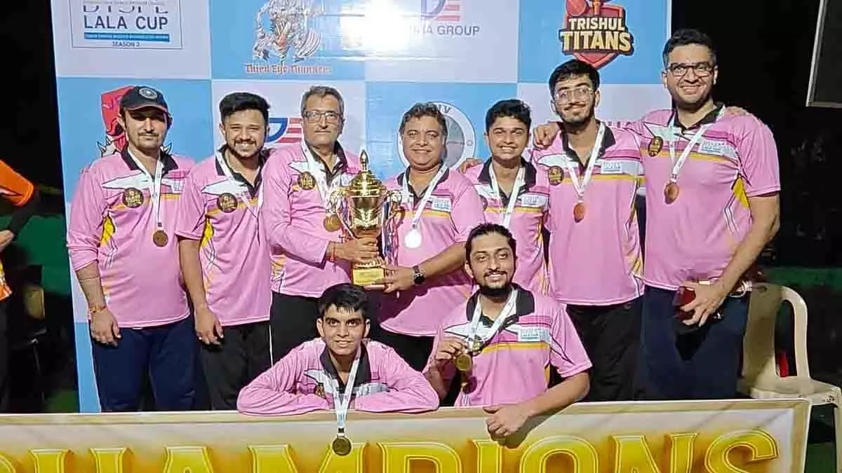 राजगोर टाइटन्स की धमाकेदार जीत से सजा DVSP लाला कप सीजन 3 का मंच राजगोर टाइटन्स की धमाकेदार जीत से सजा DVSP लाला कप सीजन 3 का मंच