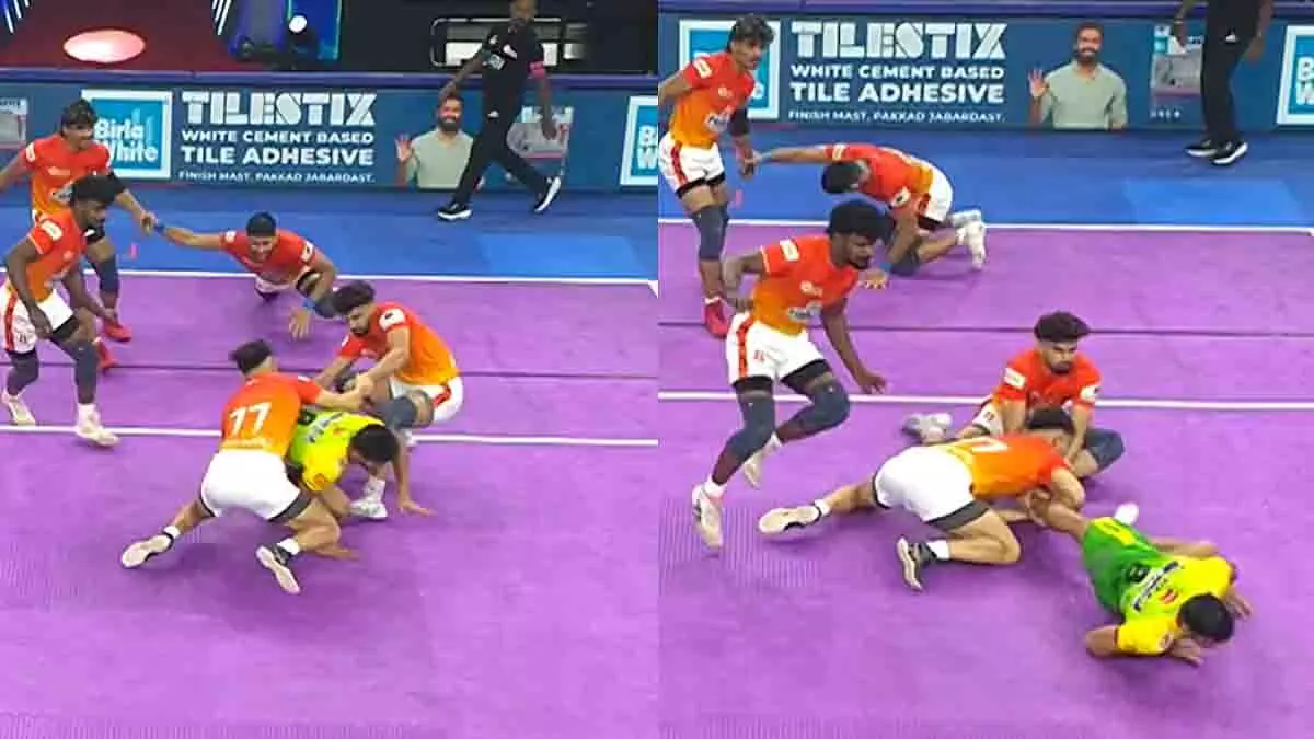 Pro Kabaddi: अयान लोहचब की करिश्माई डुबकी, पुणेरी पल्टन से झटके 3 अंक Pro Kabaddi: अयान लोहचब की करिश्माई डुबकी, पुणेरी पल्टन से झटके 3 अंक