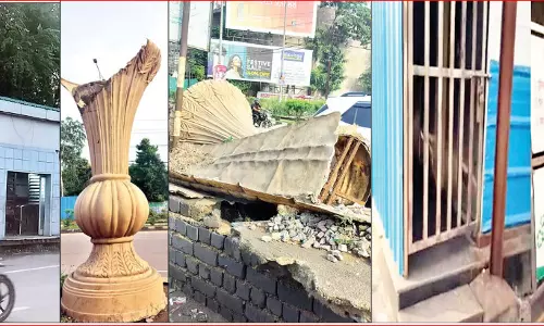 स्मार्ट सिटी का स्मार्ट शौचालय कबाड़ में तब्दील