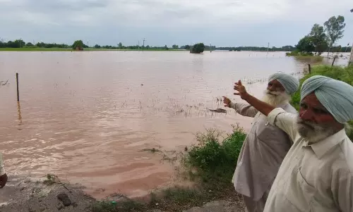 पंजाब के अधिकारियों ने बाढ़ के लिए Haryana नहर को जिम्मेदार ठहराया पंजाब के अधिकारियों ने बाढ़ के लिए Haryana नहर को जिम्मेदार ठहराया