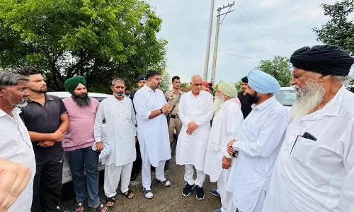 इनेलो विधायक ने बाढ़ प्रभावित Sirsa गांवों का दौरा किया