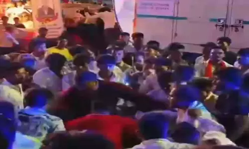 गणेश विसर्जन झांकी में मारपीट का वीडियो वायरल, माहौल बिगाड़ने की कोशिश