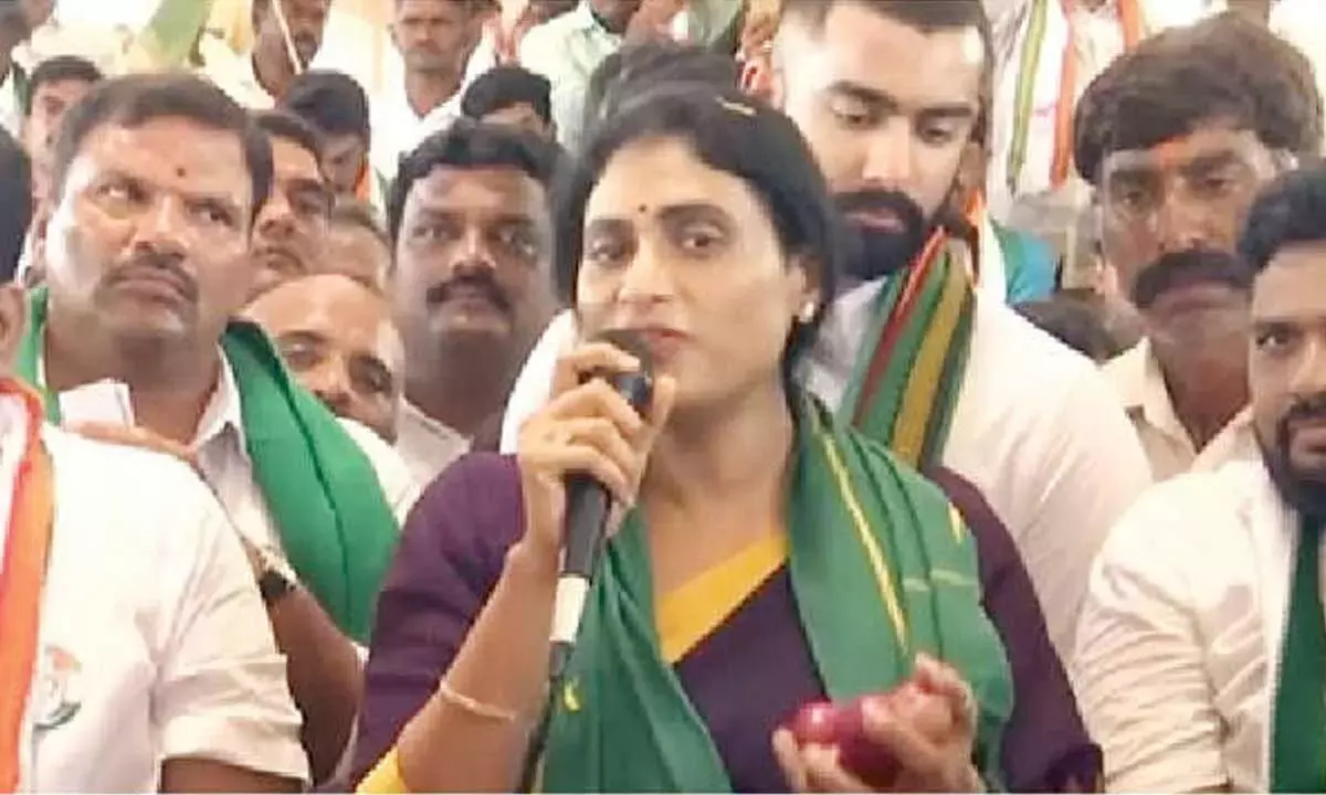 Andhra: शर्मिला ने बेटे के राजनीति में आने के संकेत दिए Andhra: शर्मिला ने बेटे के राजनीति में आने के संकेत दिए