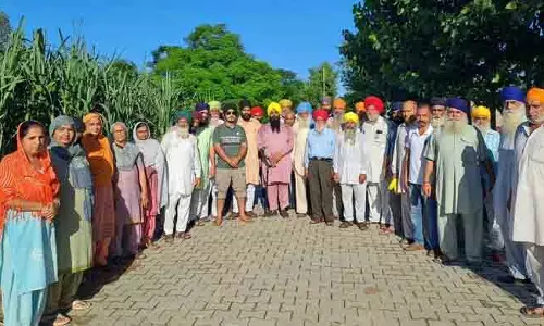 संयुक्त किसान मोर्चा के प्रतिनिधिमंडल ने Mukerian के बाढ़ प्रभावित गांवों का दौरा किया