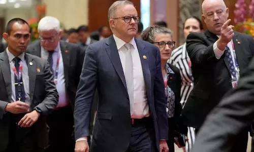 Australia के प्रधानमंत्री ने विपक्षी सांसद से भारत विरोधी टिप्पणियों के लिए माफी मांगने का आग्रह Australia के प्रधानमंत्री ने विपक्षी सांसद से भारत विरोधी टिप्पणियों के लिए माफी मांगने का आग्रह