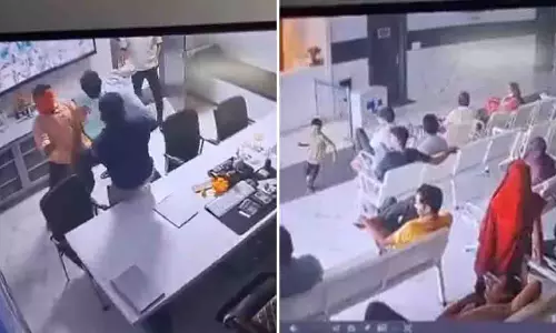 Jhansi: अस्पताल के अंदर डॉक्टर पर चाकू और बोतलों से हमला