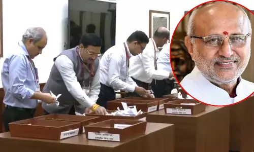 उपराष्ट्रपति चुनाव में NDA उम्मीदवार सी. पी राधाकृष्णन को जीत की बढ़त
