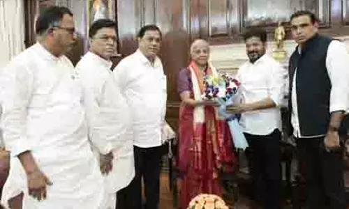 तेलंगाना के CM ने सीतारमण से मुलाकात की, ऋणों के पुनर्गठन की मांग की तेलंगाना के CM ने सीतारमण से मुलाकात की, ऋणों के पुनर्गठन की मांग की