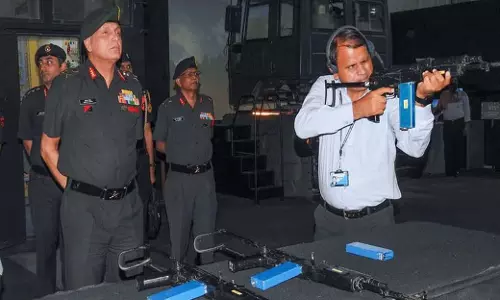 हैदराबाद में लेफ्टिनेंट जनरल धीरज सेठ का दौरा