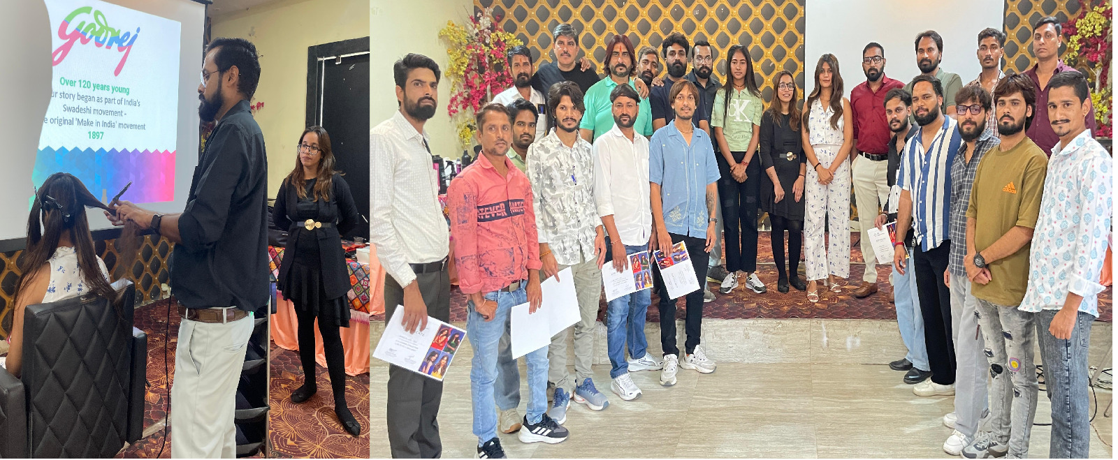 सेन क्षोरकार वेलफेयर सोसायटी द्वारा Bhilwara में निःशुल्क हेयर ट्रीटमेंट वर्कशॉप का आयोजन