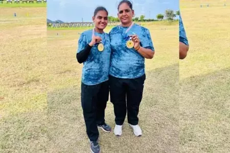 सीकर: मां-बेटी की जोड़ी ने आर्चरी चैंपियनशिप में जीता गोल्ड, राजस्थान का बढ़ाया मान सीकर: मां-बेटी की जोड़ी ने आर्चरी चैंपियनशिप में जीता गोल्ड, राजस्थान का बढ़ाया मान