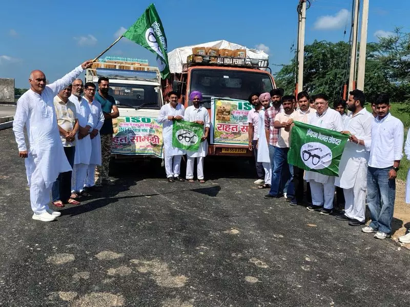 इनेलो और उसकी छात्र शाखा ने बाढ़ प्रभावित फाजिल्का को सहायता भेजी इनेलो और उसकी छात्र शाखा ने बाढ़ प्रभावित फाजिल्का को सहायता भेजी
