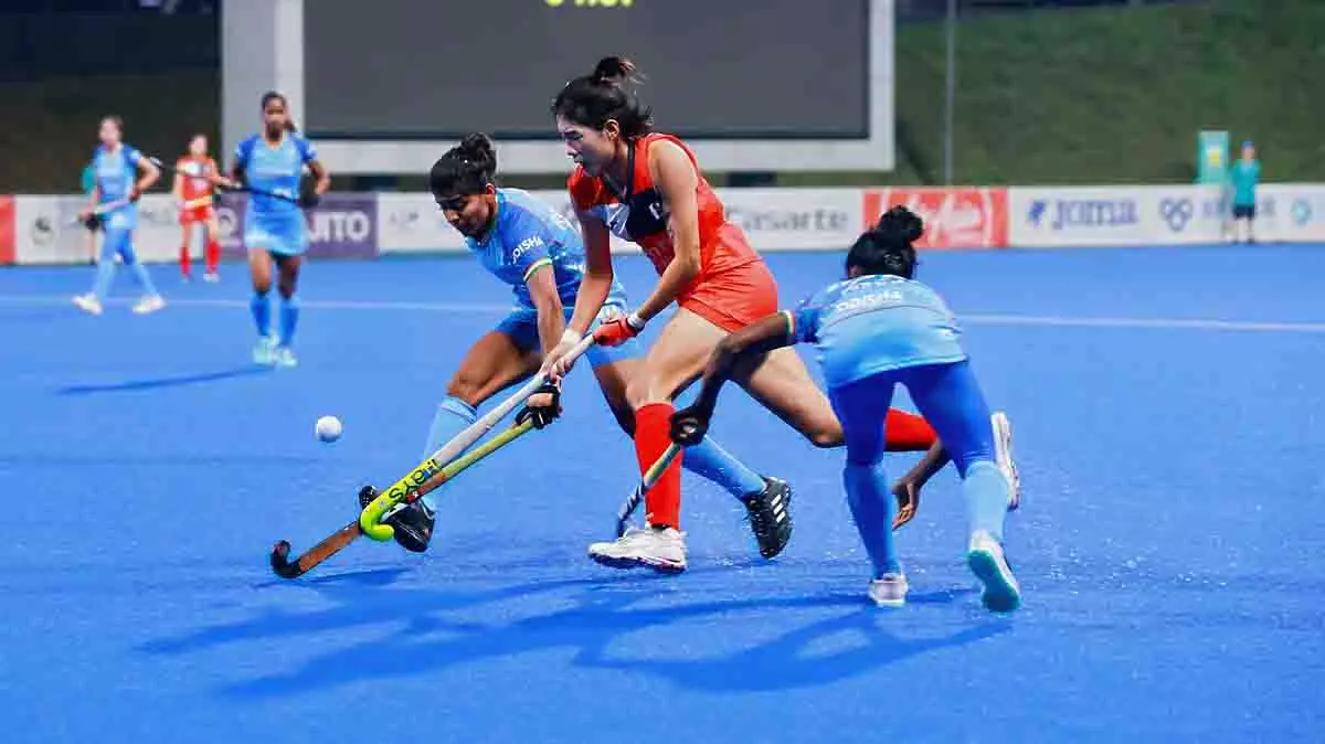 Womens Hockey Asia Cup 2025: भारत की जोरदार जीत, कोरिया को 4-2 से हराया Womens Hockey Asia Cup 2025: भारत की जोरदार जीत, कोरिया को 4-2 से हराया
