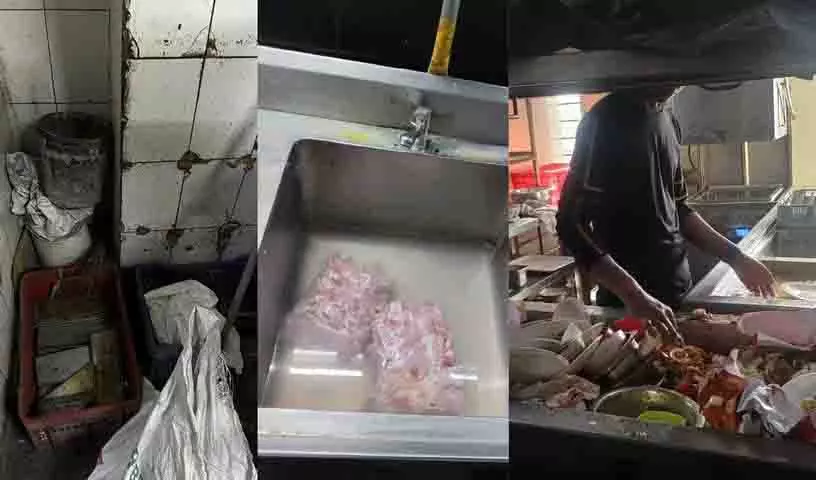 Hyderabad में एब्सोल्यूट बारबेक्यू की कई शाखाओं में कॉकरोच और एक्सपायरी डेट का खाना मिला Hyderabad में एब्सोल्यूट बारबेक्यू की कई शाखाओं में कॉकरोच और एक्सपायरी डेट का खाना मिला