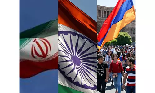 भारत, Iran, आर्मेनिया ने तेहरान में तीसरी त्रिपक्षीय वार्ता की