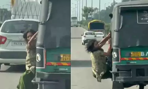 Ludhiana: लूटपाट के प्रयास में चलती ऑटो से बाहर लटकी रही महिला