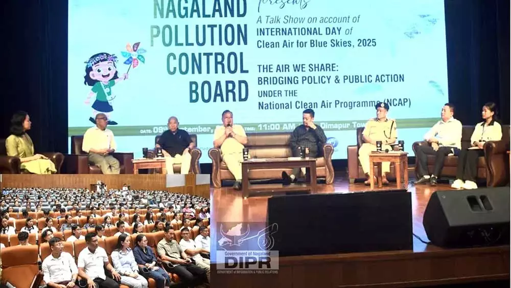 Nagaland : वायु प्रदूषण से निपटने में तत्परता का आह्वान Nagaland : वायु प्रदूषण से निपटने में तत्परता का आह्वान