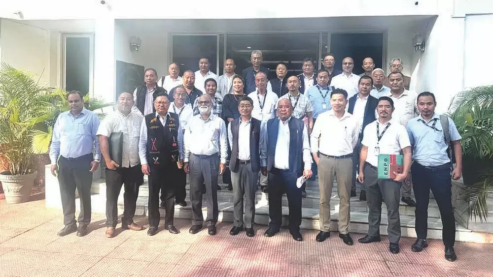 Nagaland : केंद्र, राज्य सरकार, ईएनपीओ ने चौथी त्रिपक्षीय बैठक की Nagaland : केंद्र, राज्य सरकार, ईएनपीओ ने चौथी त्रिपक्षीय बैठक की