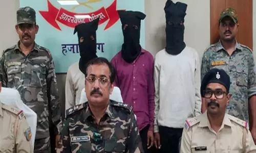 हजारीबाग में पेट्रोल पंप लूटने जा रहे अपराधी गिरफ्तार