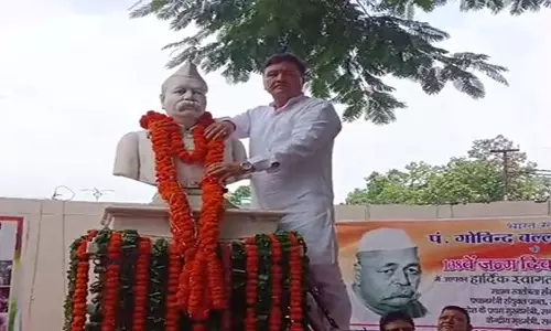 हल्द्वानी में धूमधाम से मनाई गई भारत रत्न पं. गोविंद बल्लभ पंत की 138वीं जयंती