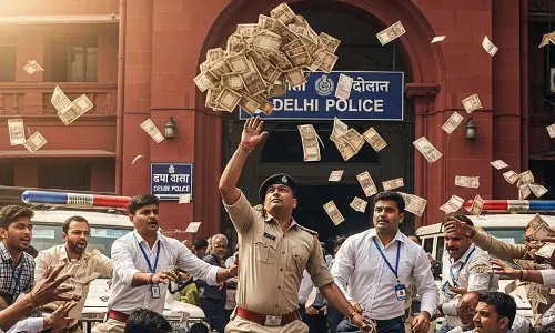 दिल्ली, थाने के बाहर घूस लेते ASI पकड़ा गया दिल्ली, थाने के बाहर घूस लेते ASI पकड़ा गया