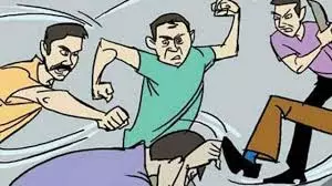 Gonda: संदेह में युवक की जमकर पिटाई Gonda: संदेह में युवक की जमकर पिटाई