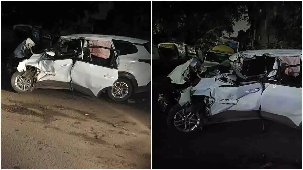 Mumbai: अटल सेतु पर कार-डंपर की टक्कर में 36 वर्षीय एपीआई के पति की मौत Mumbai: अटल सेतु पर कार-डंपर की टक्कर में 36 वर्षीय एपीआई के पति की मौत