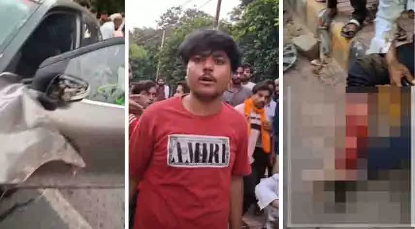 Gwalior: नाबालिग ड्राइवर की लापरवाही, ट्रैफिक पुलिस को बनाया बर्बर शिकार Gwalior: नाबालिग ड्राइवर की लापरवाही, ट्रैफिक पुलिस को बनाया बर्बर शिकार