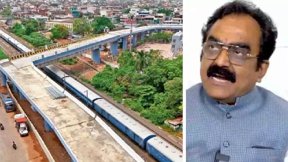Bhopal के 90 डिग्री मोड़ वाले पुल पर विवाद, लोक निर्माण मंत्री ने किया बचाव Bhopal के 90 डिग्री मोड़ वाले पुल पर विवाद, लोक निर्माण मंत्री ने किया बचाव