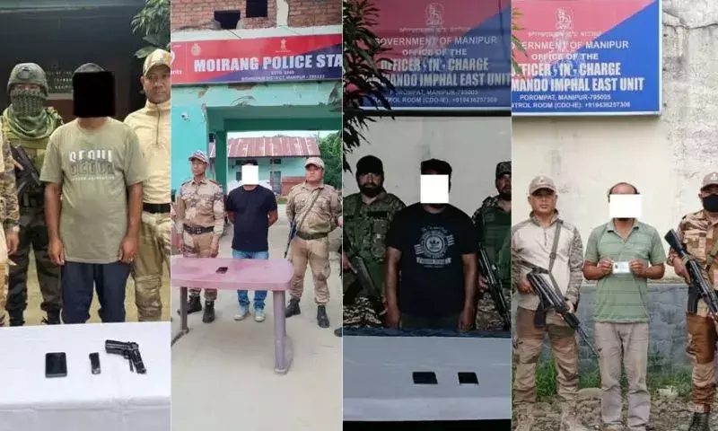 PM Modi के दौरे से पहले मणिपुर में कोरकॉम के चार कार्यकर्ता गिरफ्तार