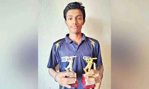जेनेसिस क्रिकेट अकादमी के लिए Vamshi Vidwat का शानदार प्रदर्शन