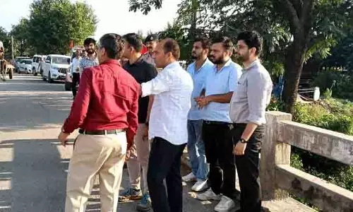 Himachal: केंद्रीय टीम ने इंदौरा उपमंडल में बाढ़ के कहर का आकलन किया