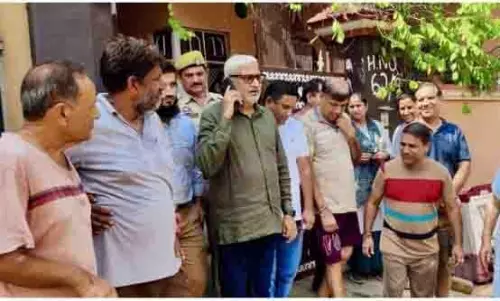 Sham Lal Sharma ने बाढ़ प्रभावित क्षेत्रों का दौरा किया Sham Lal Sharma ने बाढ़ प्रभावित क्षेत्रों का दौरा किया