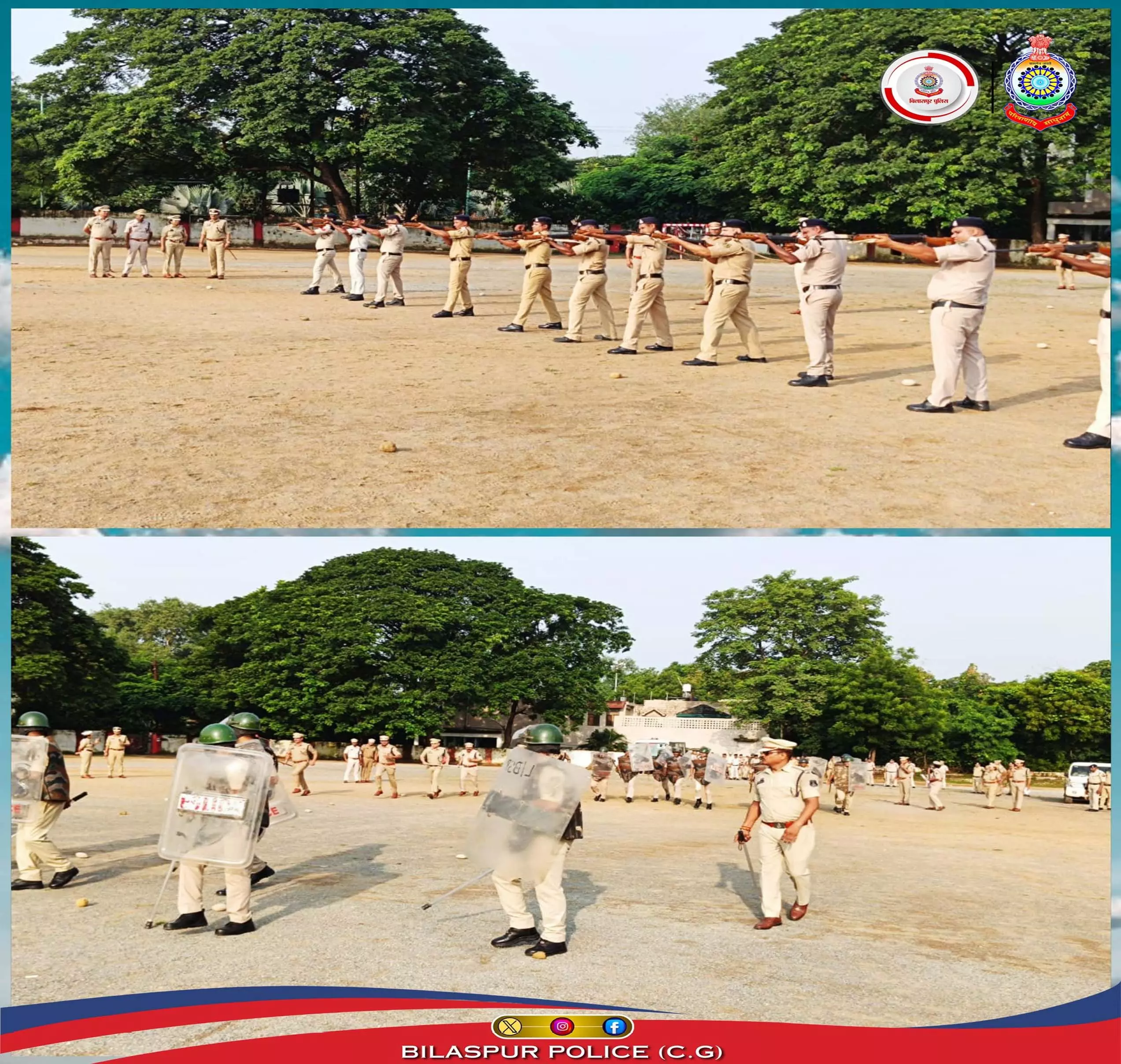 एसपी रजनेश सिंह ने बिलासपुर पुलिस लाइन का किया औचक निरीक्षण एसपी रजनेश सिंह ने बिलासपुर पुलिस लाइन का किया औचक निरीक्षण