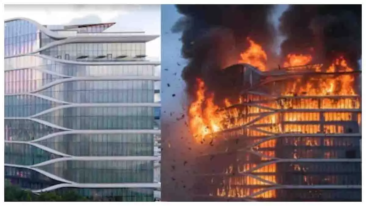 Nepal: विरोध के चलते हिल्टन होटल जला, करोड़ों का नुकसान Nepal: विरोध के चलते हिल्टन होटल जला, करोड़ों का नुकसान