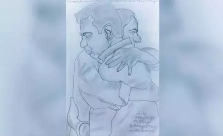 सिरसिला के छात्र आदित्य चंद्रा ने केटी रामाराव को बर्थडे पर दिया अनोखा उपहार सिरसिला के छात्र आदित्य चंद्रा ने केटी रामाराव को बर्थडे पर दिया अनोखा उपहार