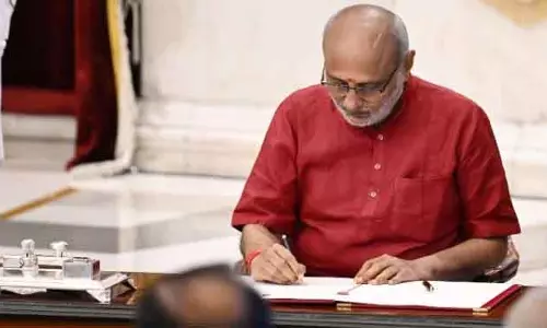 राज्यसभा ने नए सभापति, उपराष्ट्रपति राधाकृष्णन का स्वागत किया