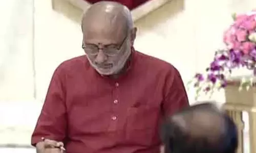 सीपी राधाकृष्णन ने भारत के 15वें उपराष्ट्रपति के रूप में शपथ ली सीपी राधाकृष्णन ने भारत के 15वें उपराष्ट्रपति के रूप में शपथ ली